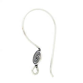 Silver Ear Wires EW4055